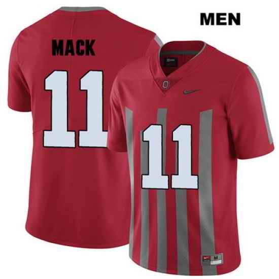 Austin Mack Ohio State Buckeyes Nike Authentic Elite Mens  11 Stitched Red College Football Jersey Jersey